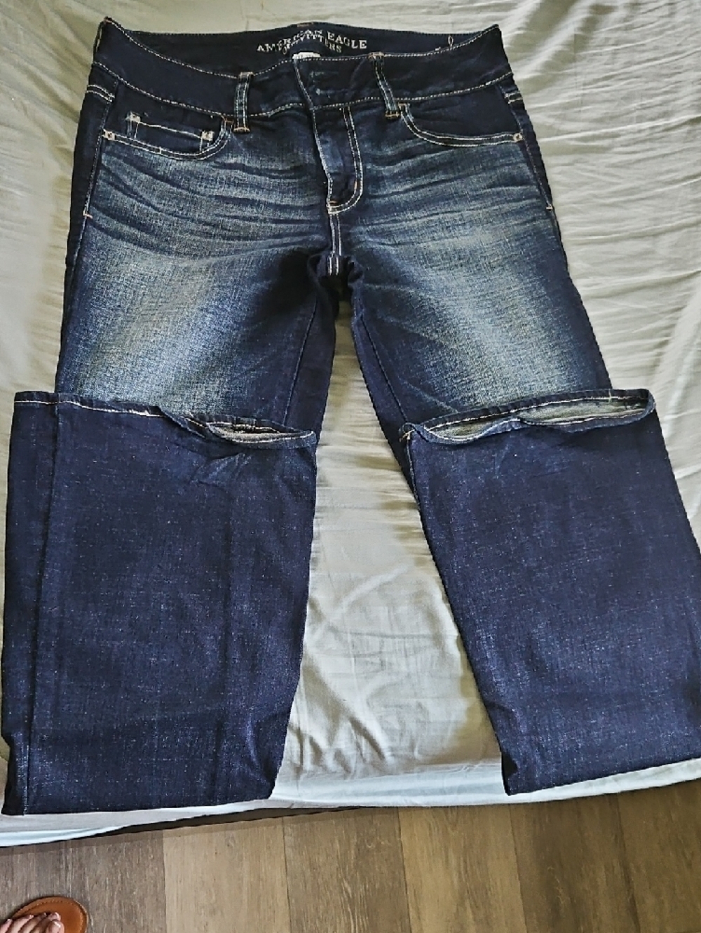 American Eagle Outfitters Dark Blue Bootcut Jeans BUNDLE - Picture 10 of 11